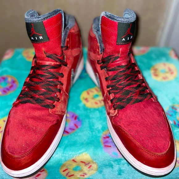 Nike Air Jordan 1 Retro Premium Red GUCCI (2013) main image 8